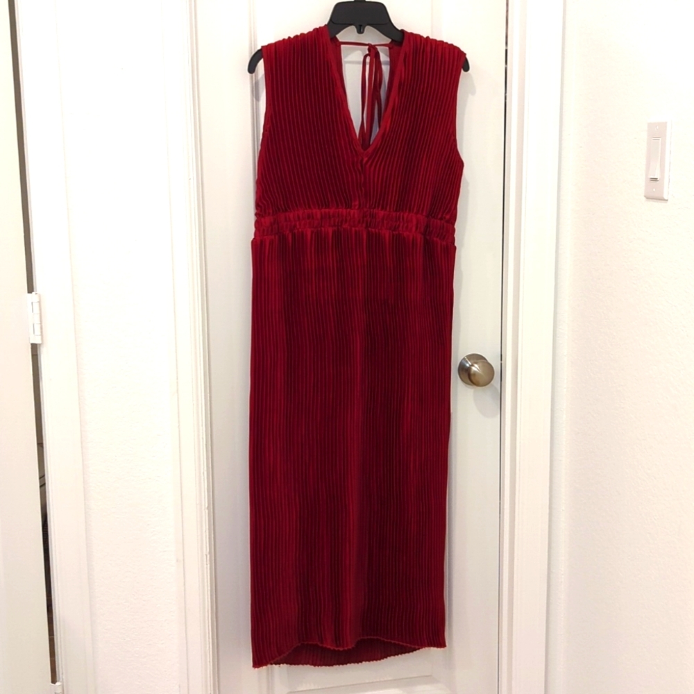 Midi Red Dress
